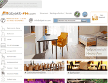 Tablet Screenshot of objektmoebel24.com